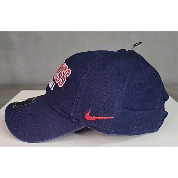 Ole Miss Football Nike Hat NEW Blue strapback cap - Picture 3 of 8